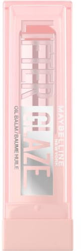 Maybelline New York - Balsamo Olio Idratante - Labbra Levigate e Brillanti - Effetto Laccato - Arricchito con Acido Ialuronico ed Estratto di Ciliegie - Lifter Glaze - Tonalità: 006 Caramel Glow