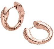 Purelei Vintage Love Creolen – wasserfest | Strukturierte Hoops mit Aloha-Muster aus Edelstahl & 14K/18K Vergoldung | Organischer Vintage-Look mit Hinge-Verschluss