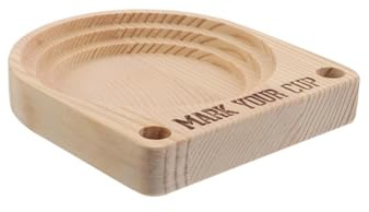 WATIIFUFU Portavasos de Madera para Encimera con Ranura para Marcador, Organizador Dispensador de Vasos de Papel, Soporte para Fiestas, Cumpleaños, Barbacoas y Reuniones Hogar