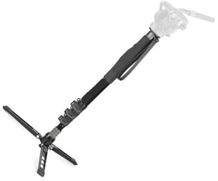 Compatibile con monopiede KA7 con testa fluida | Testa fluida, base mini treppiede, gambe a 3 sezioni