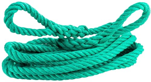 Provence Outillage - Corde de traction 20 mm x 6 m - Boucle - Polypropylène - Vert - 5 tonnes