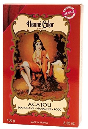 Henne Farbe Hennapulver Haarfarbe Mahagoni Rot 100G