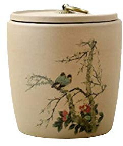 Japanischer Keramik Teeglas Tee Dosen Kanister Traditionelle Teedose Versiegelte Vorratsdose Deckel Home Küche Esszimmer Dekoration A13