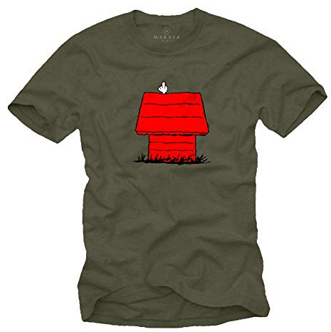 MAKAYA Camiseta con Perro Hombre - Dog
