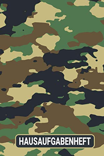 Hausaufgabenheft: Einhorn Unicorn Hausaufgabenheft für die Schule . Hausaufgaben Planer mit 100 liebevoll gestalteten Seiten. Ein schöner Stundenplan ... ist 6 x 9 ca. (Din A5) / Woodland Camouflage
