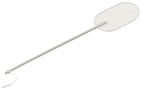 Zone Denmark Singles Fliegenklatsche, Mückenschläger, Mückenklatsche, Fliegenabwehr, Klatsche für Fliegen, Mücken, Insekten, mit Schnur zum Aufhängen, 54 x 10,3 x 0,2 cm, Warm Grey (Grau)