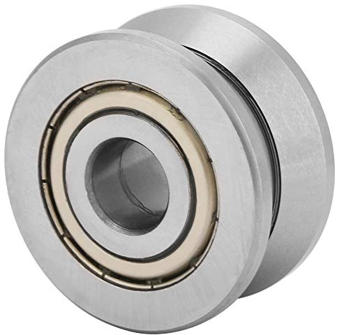 Joyzan V Nut Lager, Slot Rollen Kugellager Förmiges Nutrad Stahlrollenlager Führungsrolle Führungslager Riemenscheibe Schiene Kugelrad Schiebetorrollenlager Schienenschiene Starre Lenkrolle Nutenlager