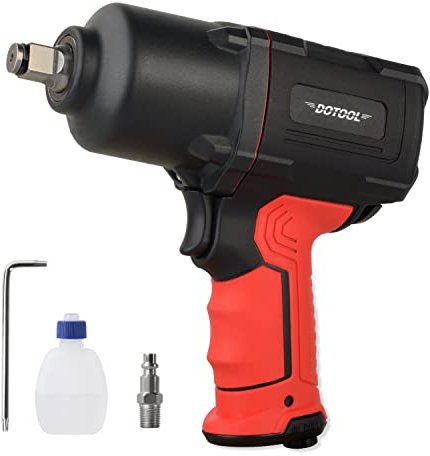 Dotool Air Impact Wrench 1/2 inch, Twin Hammer with 1200FT-LB Max Loosening Torque, Heavy Duty Pneumatic Impact Gun for Auto Repair, Changing Tires, Automobile Industry