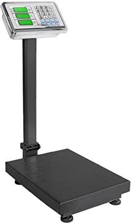 EUROXANTY Báscula Industrial | Balanza industrial con Plataforma | Báscula Digital | Báscula de Suelo | Balanza de Metal Plegable | 150 kg