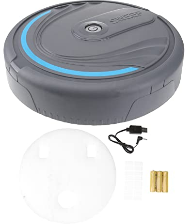 USHOBE Robot Aspirador Juguete Infantil Simulado 9.05 Pulgadas Juguete De Juego De Roles Educativo para Niños con Diseño Realista Y Movimiento como Robot De Trapeador