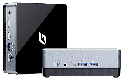 CyberGeek Nano A1 Linux Mini PC, Intel N100 16GB DDR4 RAM 256GB PCIe SSD, Small PC Computer Support 4K Dual Display/USB3.0/WiFi 6/BT5.2/RJ45/VESA Home Office Mini PC