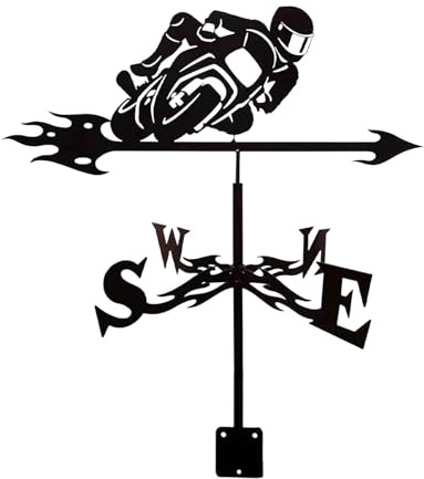 Sharplace Weather Vane Wind Direction Indicator Wind Vane Weathervane, Match Motorcycle
