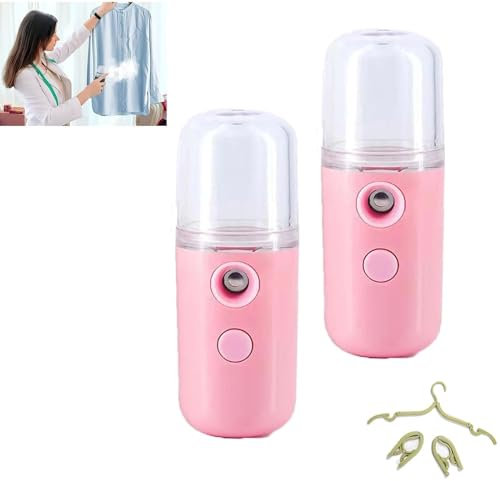 Easy Care Sunshine 15s Mini Ferro da Stiro da Viaggio Riscaldante, Ferro da Stiro a Batteria for Prevenzione Bruciature Senza Fili, Ferro da Stiro a Vapore Portatile for Casa, Ufficio e Viaggi con Gan