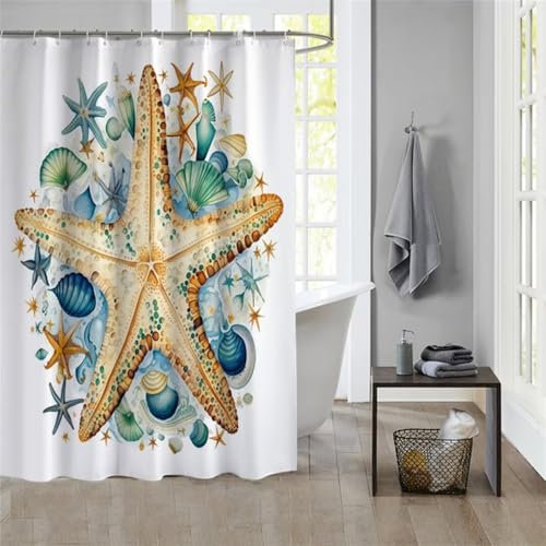 Duschvorhang PatternedShower Curtain Curtains, Duschvorhänge Duschrollo 180x180cm Duschvorhang Mit Gewicht Badewanne, Duschrollo für Badewanne, Duschvorhang Textil Stoff Bad Vorhang Badevorhang 959