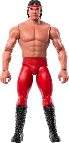Mattel WWE Ricky “The Dragon” Steamboat Action Figure, 6 Main Event Series #152 6-inch Collectible with 10 Articulation Points & Life-Like Look