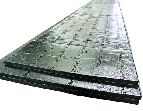 20mm SOSHIELD Marine Engine Compartment Insulation & Sound Deadening Mat 1m x 1m High Performance Acoustic & Thermal Protection for Boats, Yachts & Marine Vessels