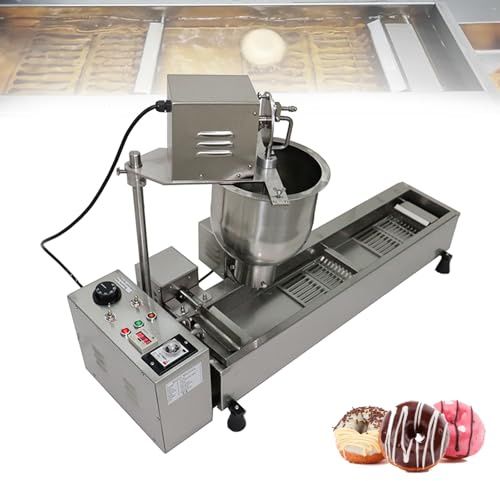 Buhelyc Macchina Automatica per Fare Ciambelle Macchina Commerciale Riga Singola per Ristorante, Panetteria, Festa, Pasticceria