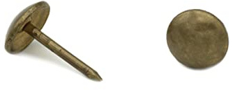 Polsternägel Altmessing Hell 90 1/3 250 Stück 9mm