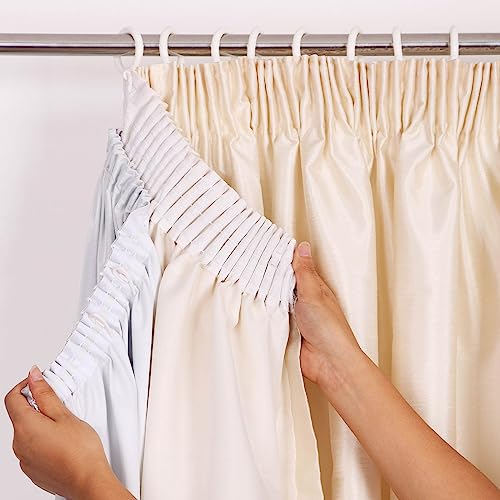 HOMESCAPES Blackout Curtain Lining Pair 3 Pass Coating 100% Ultra Blackout for 46” x 54“ (117 cm x 137 cm) Readymade Curtains Thermal Curtain Lining for Pencil Pleat & Eyelet Curtains