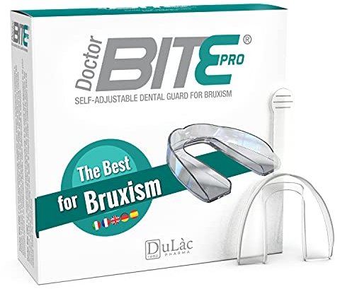 Dulàc - Bite Bruxismo Notturno Automodellante, Doctor Bite Pro, Dispositivo Medico CE, Made in Italy, Per Non Digrignare I Denti Durante La Notte, Per Uomo, Donna e Bambini dai 12 Anni