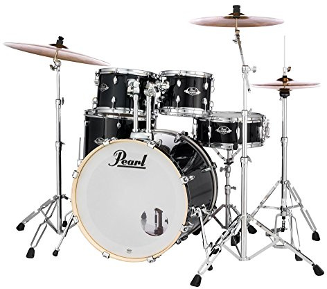 Pearl Export EXX705BR/C, Jet Black #32 - Drum Set