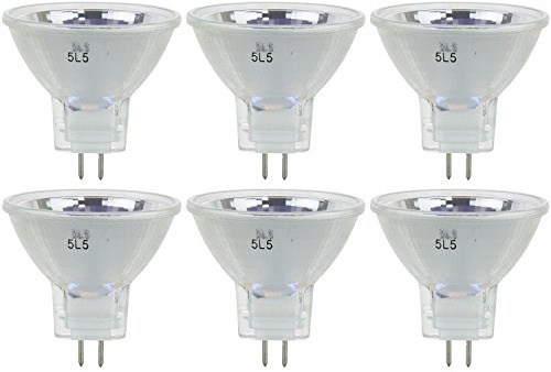 Sunlite 35MR11/GU4/NSP/12V/6PK Halogen 35W 12V MR11 Quartz Reflector Narrow Spotlight Light Bulbs (6 Pack)