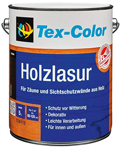 TEX-COLOR HOLZLASUR - 5 LTR (TEAK) [SP]