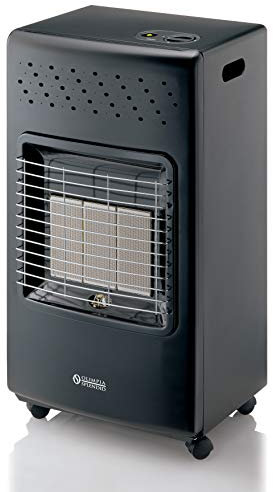 Olimpia Splendid 99387 Stovy Infra Black, Stufa a Gas / Infrarossi 4200 W, Prodotto in Italia, Nero