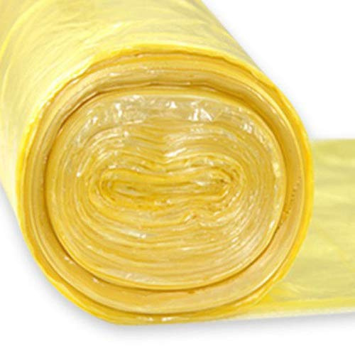 Quanjucheer - Bolsas de basura desechables (50 unidades), color marrón amarillo