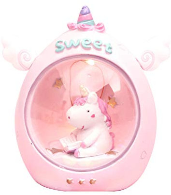 Luce Notturna Unicorno Lampada Da Scrivania Unicorno Luce Dell'unicorno Luce Notturna a Led Lampada a Led Cartoni Animati Lampada Led Unicorno Ornamenti Cuore Di Ragazza