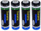 Dunamis 4pk 1.2v AA 1300mAh NiMH Rechargeable Batteries - MEDIUM CAPACITY Suitable for most standard uses including Garden Solar Lights