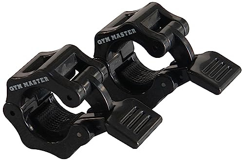 GYM MASTER Pair of Quick Release Weight Bar Clamp Collars - Standard 1 25mm