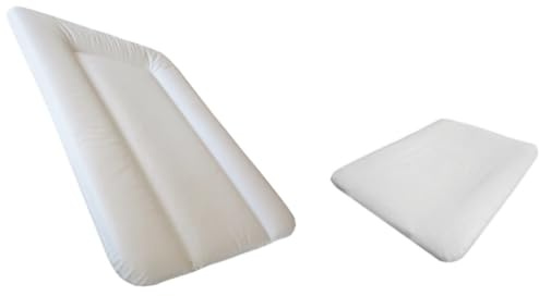 Steff - Set - Wickelauflage - 70x50 cm - Weiß + Wickelauflage - Weiß - Qualitätssiegel OEKO-TEX Standard 100