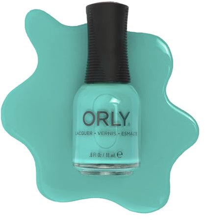 ORLY Dear Abby Nail Polish (18ml), Neon Teal Creme Nail Varnish
