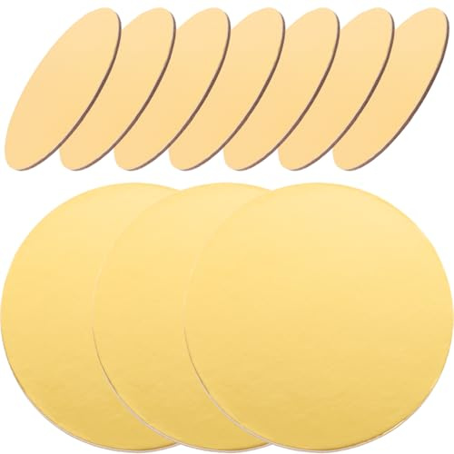 Cabilock 10 Cm Runde Tortenunterlage 20 Stück Weiße Tortenplatten Zum Backen