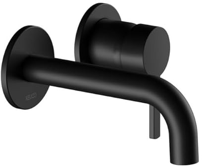 KEUCO PLAN blue Einhebel-Waschtischmischer UP-Montage, Ausladung 165mm, 53916370201, Farbe: Schwarz-Matt