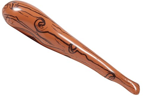 SUPVOX Mazza Gonfiabile da Baseball in PVC Effetto Legno 90 Cm, Giocattolo Decorativo per Feste e Bomboniere, Bastone Sportivo Leggero per Tifo e Gioco Ricreativo Ragazzo Ragazza