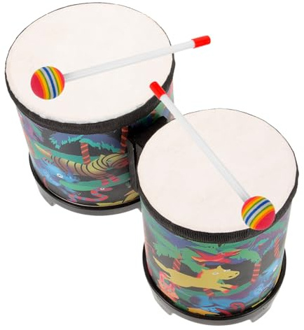 Bongó Juguete 1 Juego, Instrumento de Percusión Infantil para Niños