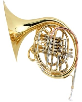 Professionelles Waldhorn Zweireihiges Waldhorn-Instrument In B F-Dur Art Der Bandaufführung