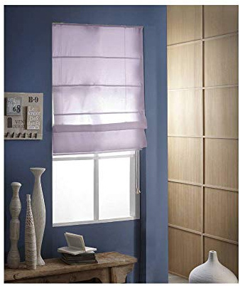 madecostore Raffrollo, Baumwolle, Feige, L80 x H180 cm