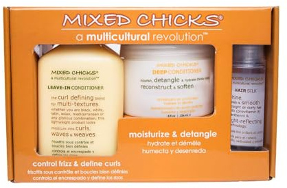 Mixed Chicks Viererpackung - Lockenpflege für Kraushaar - Befeuchtend und Glättend