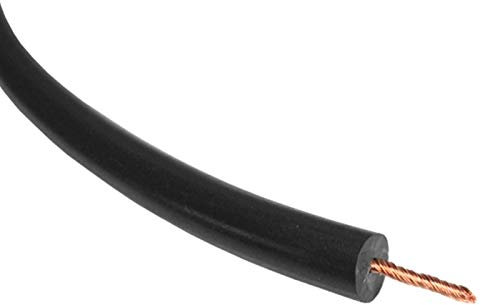 VOSS.farming Cavo Alta Tensione, per la Messa a Terra, Lunghezza 10 m, con Fili conduttori in Rame, Tubo Flessibile