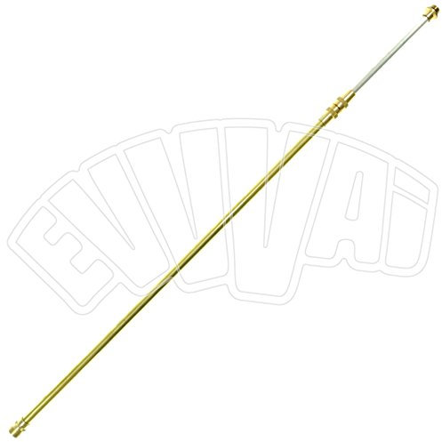 PROLUNGA LANCIA IN OTTONE TELESCOPICA CM 75-150 PESO 180GR ATTACCO M + F POMPA