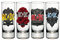 AC/DC SGAC01 Verres à Liqueur en Verre Transparent 4 x 4 x 10,5 cm