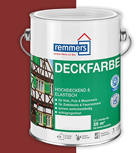 Remmers Deckfarbe (750 ml, rotbraun)