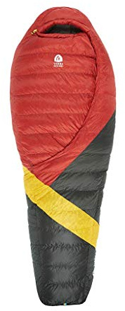 Sierra Designs Cloud 20 Degree DriDown Sleeping Bag Ultralight Zipperless Down Sleeping Bag for Backpacking and Camping - Regular