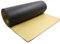 sourcing map 200cmX100cm Aislante Térmico Insonorizante Negro Forro Papel Adhesivo 5mm De Espesor Espuma Aislante Acústico Insonorización Coche