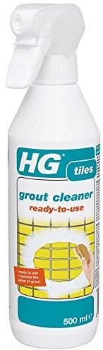 HG Grout Cleaner Ready-to-use 500ML - Tile Grout Cleaner for Floor, Wall & Tile Grout (2-Pack, Clear)