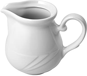 PENGO Lechera Arcadia de porcelana, color blanco, 0,15 l