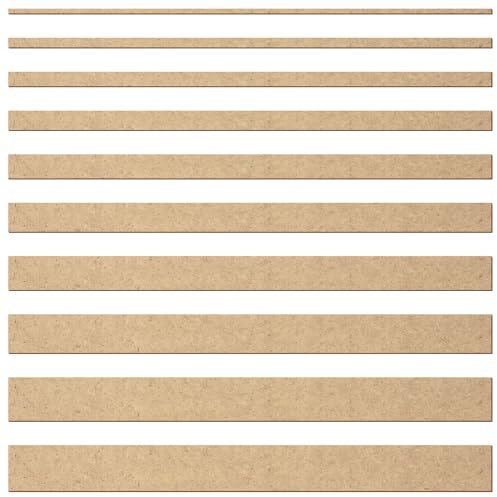 3mm MDF/HDF-Leisten - MDF Streifen - 100cm lang - Breite 1-10cm wählbar